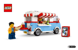 Bedienungsanleitung Lego set 40681 Icons Retro food truck
