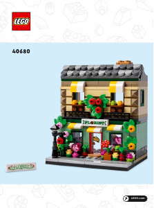 Brugsanvisning Lego set 40680 Promotional Blomsterbutik