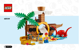 Manual Lego set 40589 Promotional Parque Infantil do Navio Pirata
