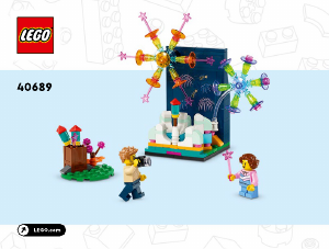Rokasgrāmata Lego set 40689 Promotional Svētki ar salūtu