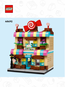 Manual Lego set 40692 Promotional Sweet shop