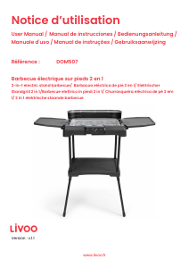 Bedienungsanleitung Livoo DOM507 Barbecue