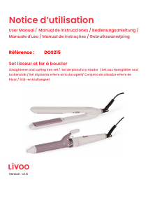 Mode d’emploi Livoo DOS215 Lisseur