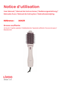 Manual Livoo DOS211 Modelador de cabelo