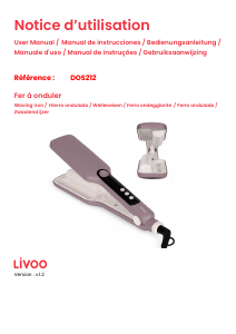 Manual Livoo DOS212 Modelador de cabelo