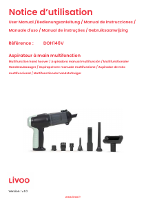 Bedienungsanleitung Livoo DOH146V Handstaubsauger
