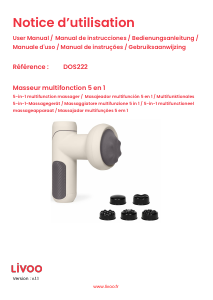 Manual de uso Livoo DOS222C Masajeador