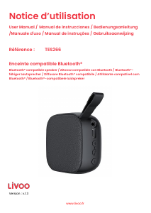Manual Livoo TES266G Altifalante