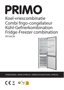 Bedienungsanleitung Primo PR184CIN Kühl-gefrierkombination