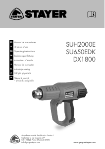 Manuale Stayer DX 1800 B Pistola ad aria calda