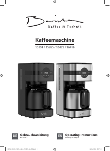 Manual Barista 15265 Coffee Machine