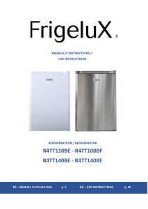 Mode d’emploi Frigelux R4TT110BE Réfrigérateur