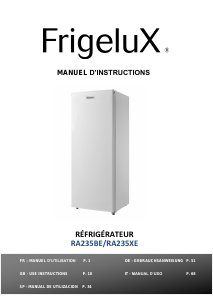 Bedienungsanleitung Frigelux RA235BE Kühlschrank