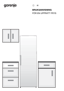 Bruksanvisning Gorenje FN619EABK6 Frys