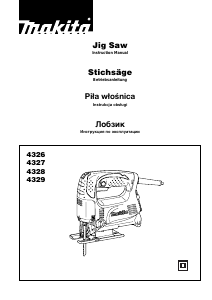 Manual Makita 4326 Jigsaw