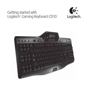 كتيب لوحة مفاتيح G510 Logitech