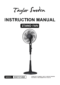 Manuale Taylor Swoden B3010148A Ventilatore