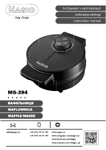 Instrukcja Magio MG-394 Gofrownica