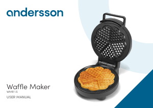 Bruksanvisning Andersson WMR 1.5 Våffeljärn