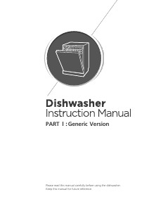 Manual Elba 1000-1 Dishwasher
