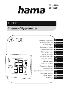 Käyttöohje Hama TH-130 Sääasema