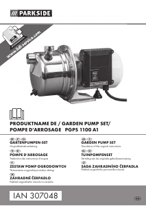 Mode d’emploi Parkside IAN 307048 Pompe de jardin