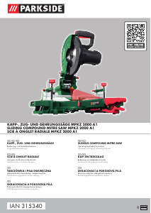 Bedienungsanleitung Parkside IAN 315340 Gehrungssäge
