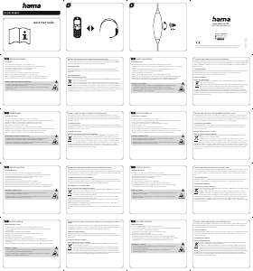 Manuale Hama 00201157 Headset