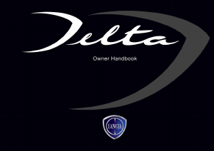 Handleiding Lancia Delta (2009)