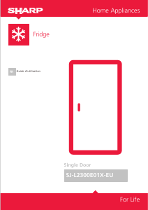 Mode d’emploi Sharp SJ-L2300E01X-EU Réfrigérateur
