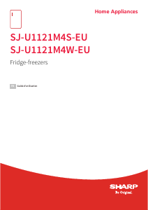 Mode d’emploi Sharp SJ-U1121M4W-EU Réfrigérateur