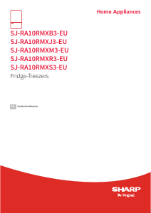 Mode d’emploi Sharp SJ-RA10RMXB3-EU Réfrigérateur combiné