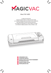 Manuale Magic Vac P0116ED Macchina per sottovuoto