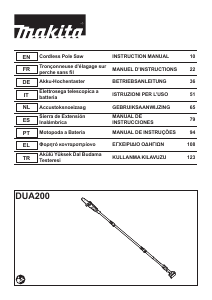 Kullanım kılavuzu Makita DUA200 Motorlu testere