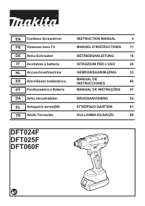 Brugsanvisning Makita DFT060F Skruetrækker