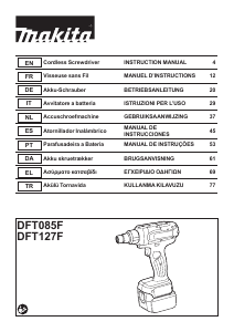 Εγχειρίδιο Makita DFT127F Κατσαβίδι
