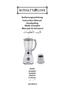 Bedienungsanleitung Royalty Line SM-400P.2L Standmixer