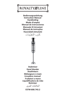 Bedienungsanleitung Royalty Line ESTM-800.743.2 Stabmixer