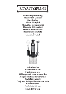 Bedienungsanleitung Royalty Line ESMS-800.743.2 Stabmixer