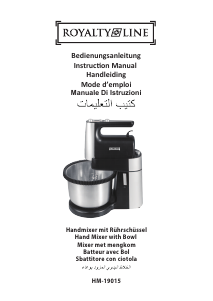 Bedienungsanleitung Royalty Line HM-19015 Handmixer