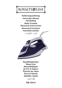 Manuale Royalty Line DB-15413 Ferro da stiro