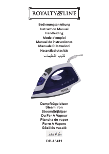 Bruksanvisning Royalty Line DB-15411 Strykjärn