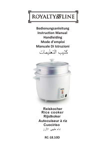Bedienungsanleitung Royalty Line RC-18.10D Reiskocher