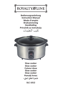Bruksanvisning Royalty Line SLC-1012 Slow cooker