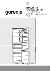 Bruksanvisning Gorenje NRKI4182A1 Kyl-frys