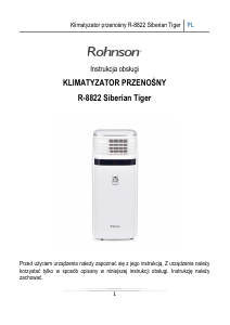 Instrukcja Rohnson R-8822 Siberian Tiger Klimatyzator