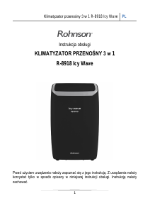 Instrukcja Rohnson R-8918 Icy Wave Klimatyzator