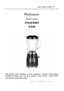 Manuál Rohnson R-5338 Mixér