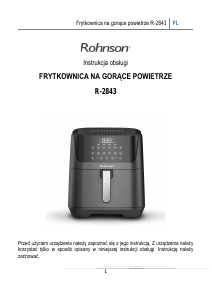 Instrukcja Rohnson R-2843 Frytkownica