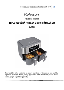 Návod Rohnson R-2844 Fritéza
